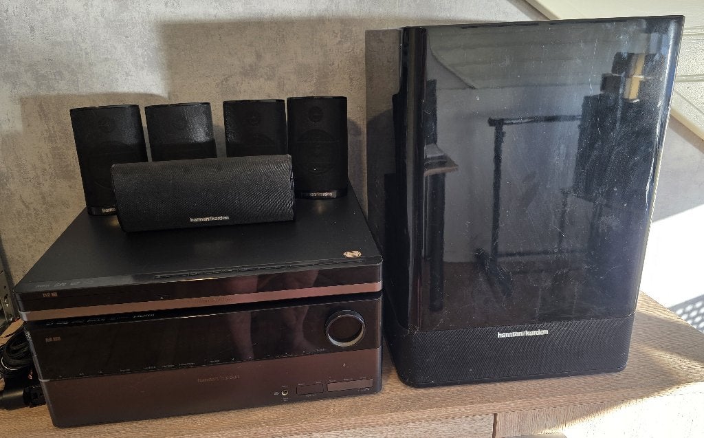 Harman/Kardon 5.1 Home Cinema-sets, Audio, Tv en Foto, Home Cinema-sets, Gebruikt, 70 watt of meer, 5.1-systeem, Dvd-speler