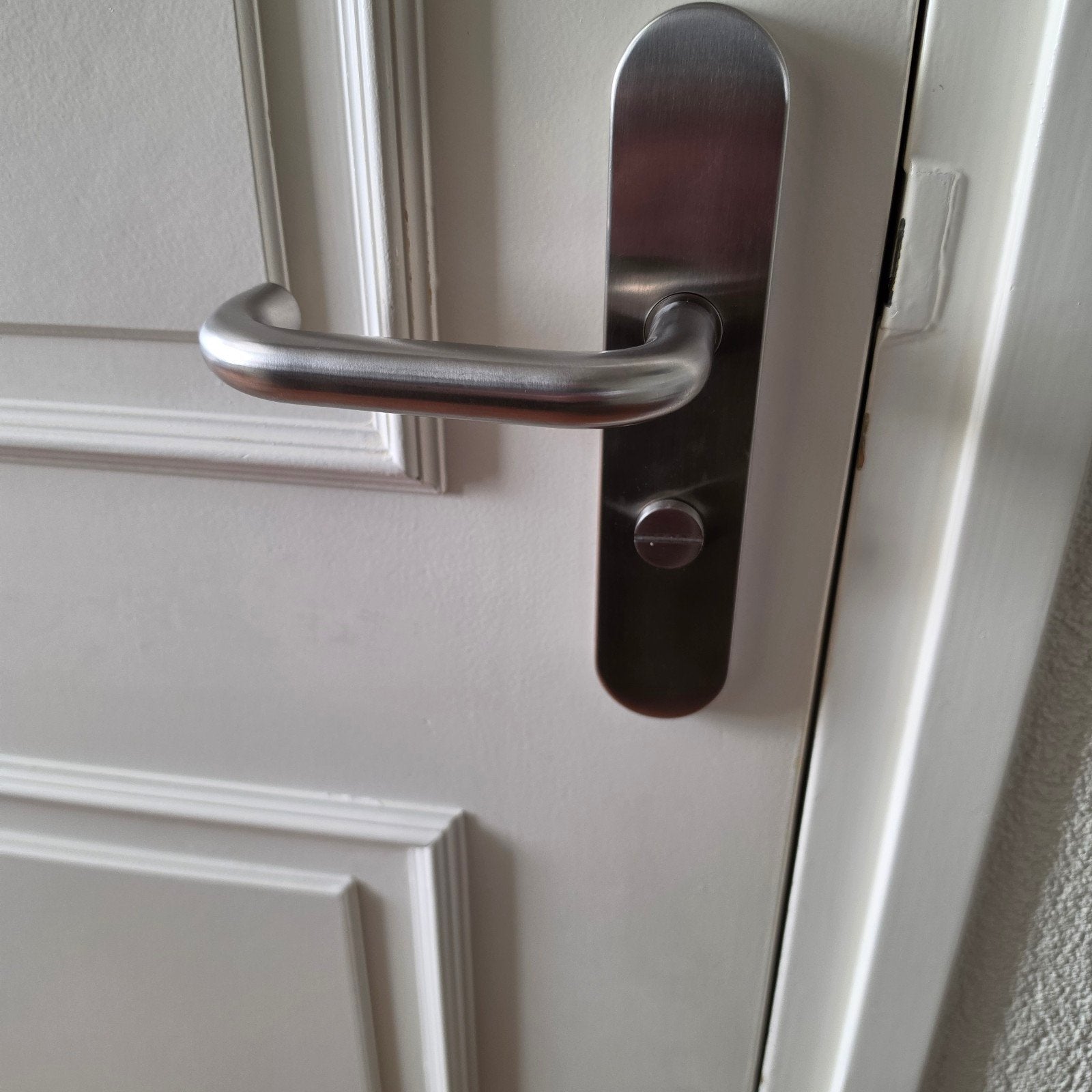 RVS Deurklinken in zeer goede staat, Ophalen, Zo goed als nieuw, Rvs, Klink of Kruk