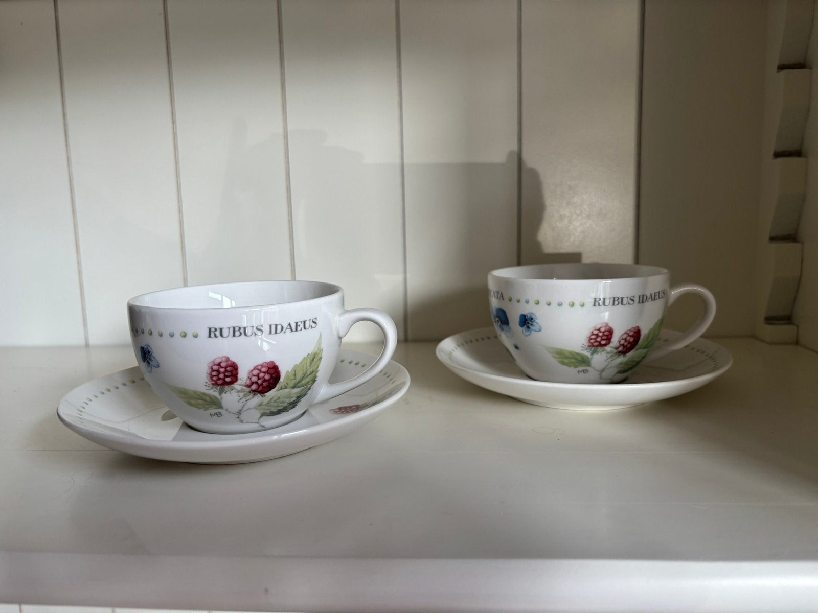 Marjolein Bastin Libelle – 2 kop en schotels, Antiek en Kunst, Antiek | Servies los, Ophalen of Verzenden