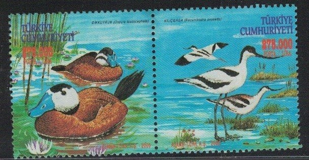 S131 Turkije 3222/24 postfris Vogels, Verzenden, Postfris, Dier of Natuur