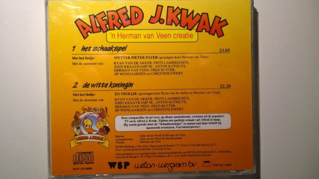 Alfred J. Kwak - Het Schaakspel & De Witte Koninging, Ophalen of Verzenden, Zo goed als nieuw, Album, Verhaal of Sprookje