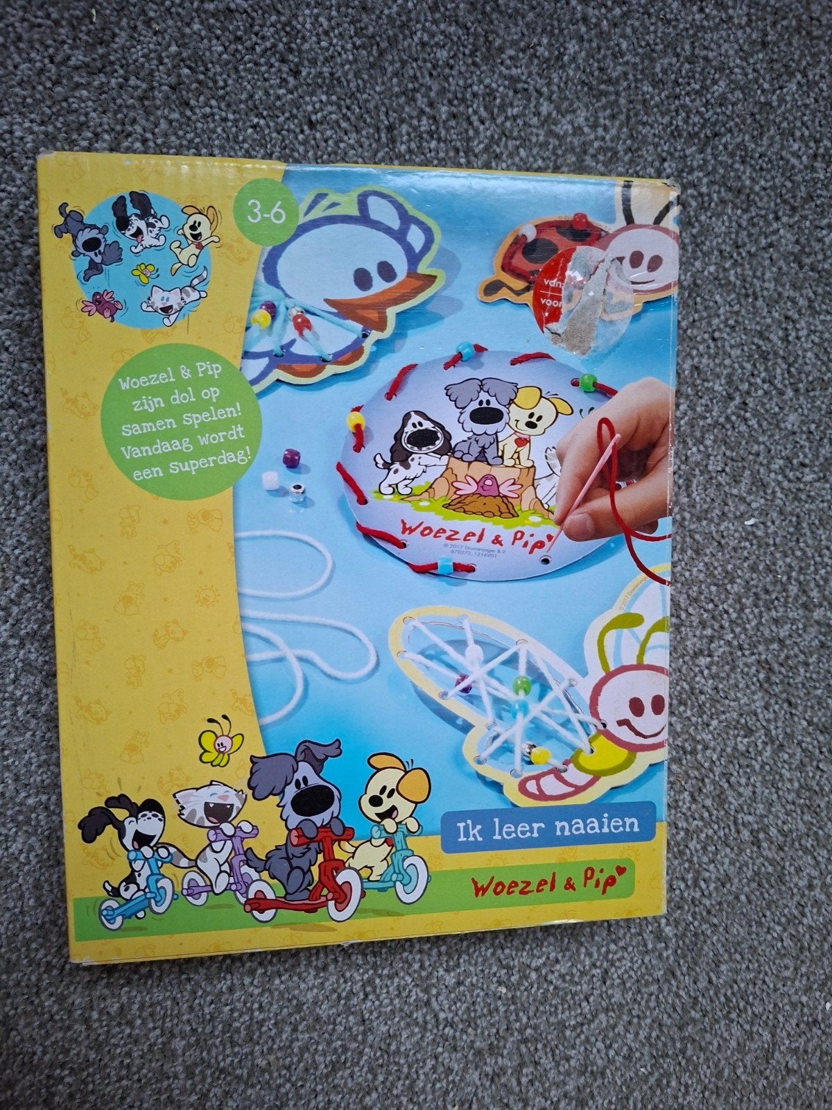 Woezel & Pip Ik leer naaien - Knutselset 3-6 jaar, Ophalen of Verzenden, Zo goed als nieuw, Knutselen