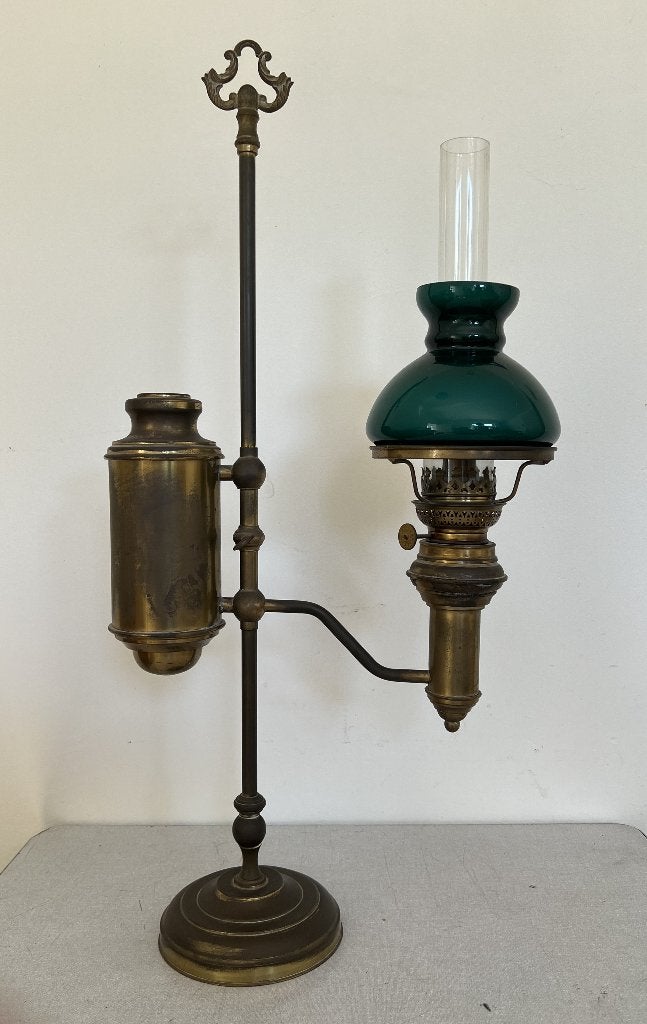Antieke Messing Studentenlamp - Wild & Wessel Brander, Antiek en Kunst, Ophalen