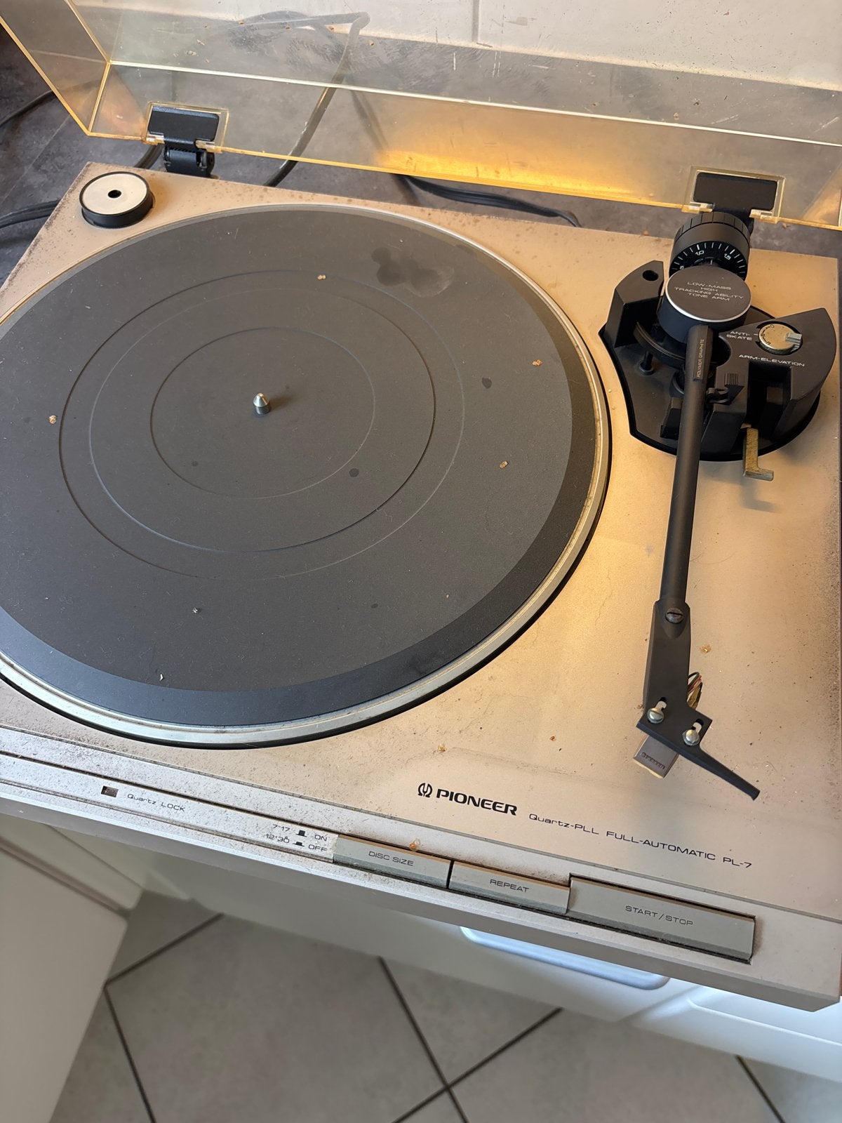 Pioneer PL-7 Quartz-PLL Volautomatische Platenspeler, Gebruikt, Automatisch, Ophalen of Verzenden, Pioneer
