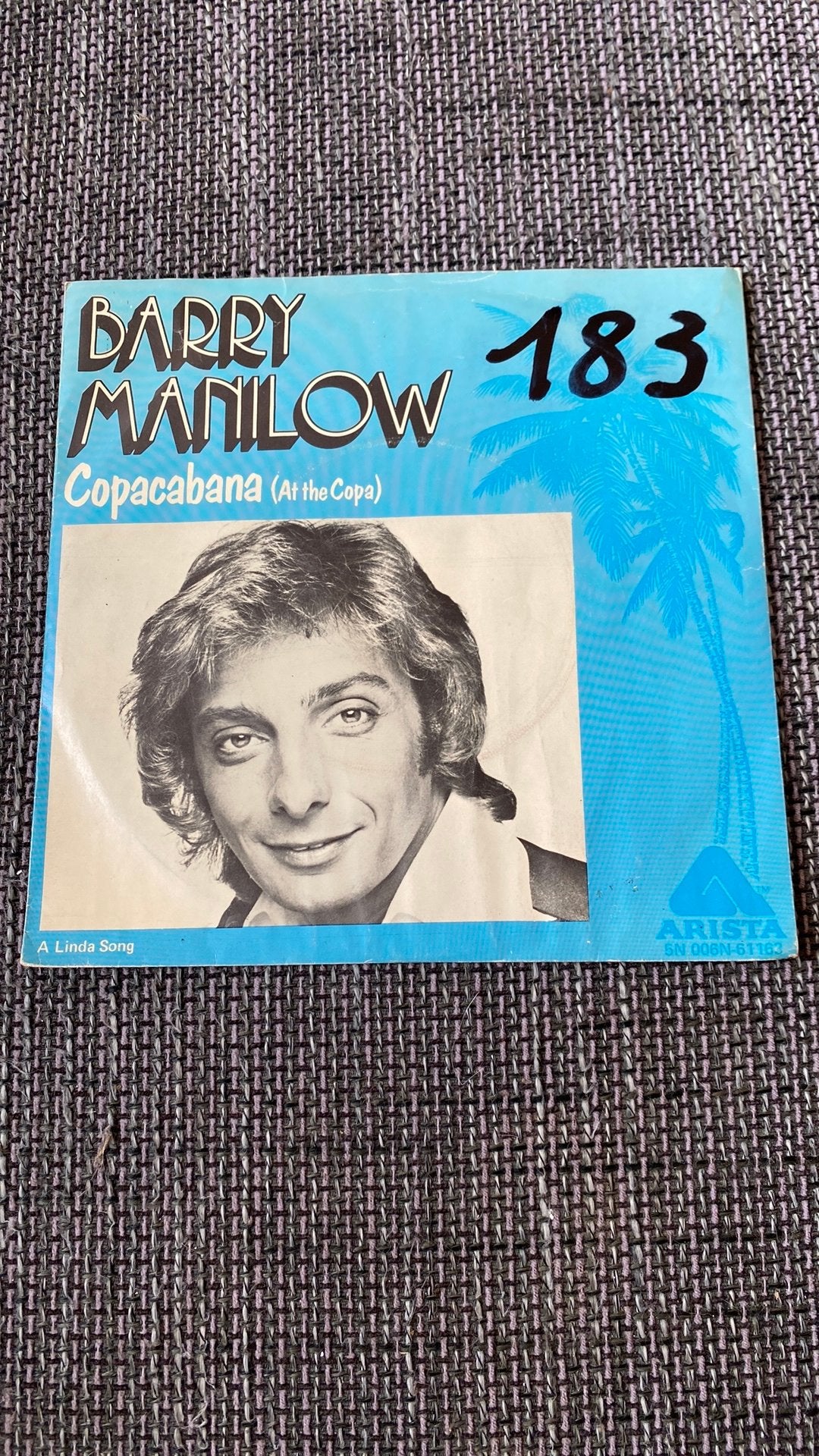 Vinyl single Barry Manilow - Copacabana, Cd's en Dvd's, Vinyl Singles, Ophalen of Verzenden, Zo goed als nieuw, Pop