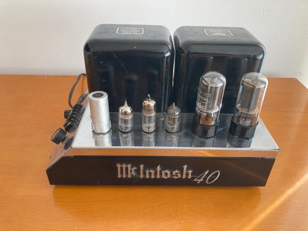 Mcintosh MC40 tube amplifiers, Ophalen, Buis of Buizen