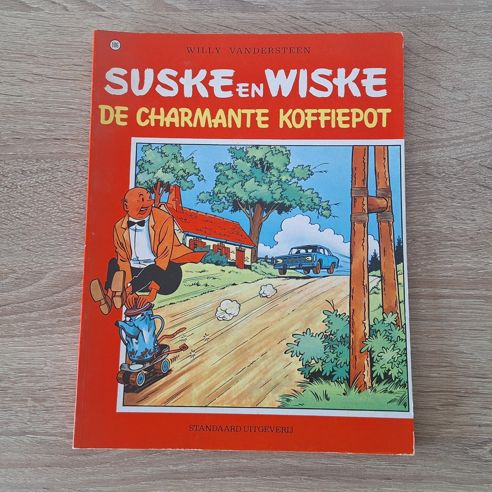 Suske en Wiske 106 - De Charmante Koffiepot, Eén stripboek, Ophalen of Verzenden, Gelezen