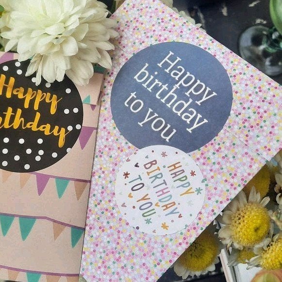 Papieren inpakzakjes handgemaakt cadeaupapier confetti dots, Diversen, Verzenden, Nieuw