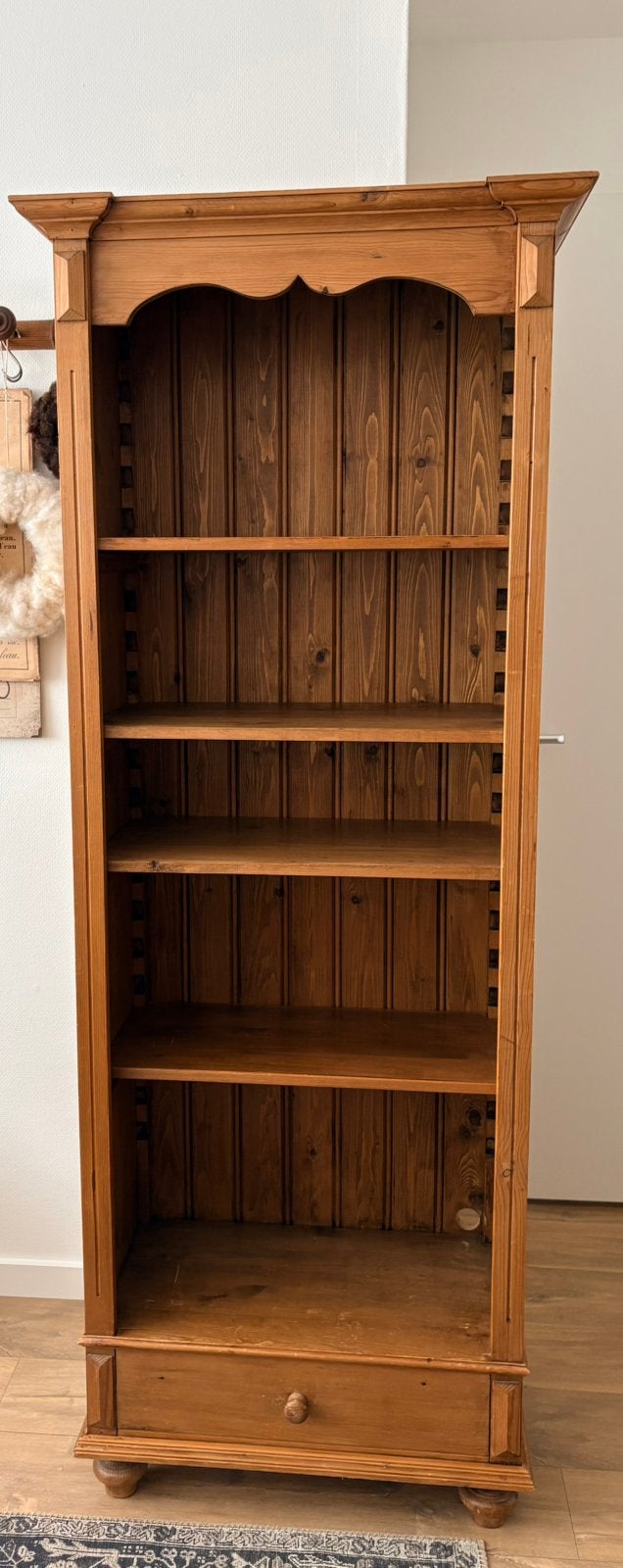 Grenen boekenkast, Huis en Inrichting, Kasten | Boekenkasten, Ophalen, Met plank(en), Gebruikt, 50 tot 100 cm