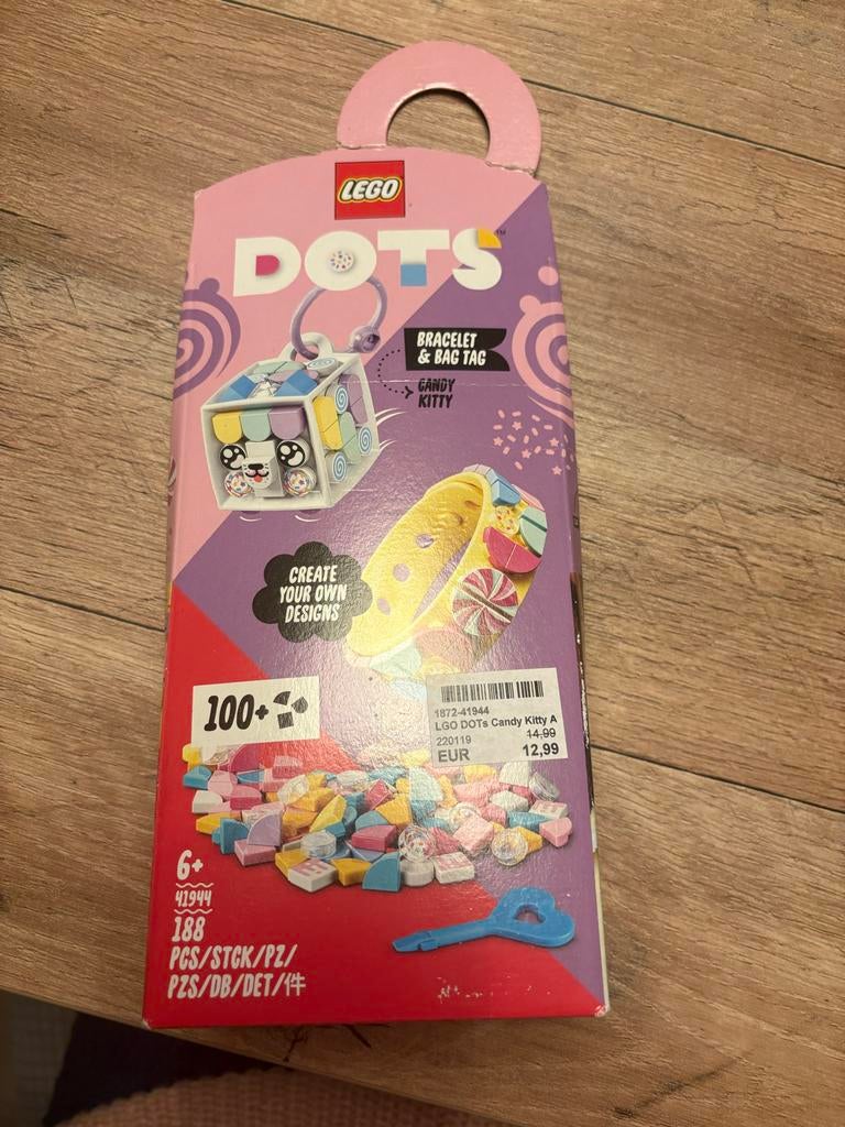 LEGO DOTS Candy Kitty Armband & Tassenhanger Nieuw, Ophalen, Nieuw