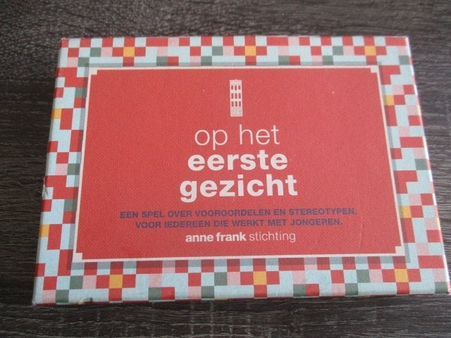 Op het eerste gezicht - Anne Frank Stichting, Vijf spelers of meer, Ophalen of Verzenden, Nieuw, Anne Frank Stichting