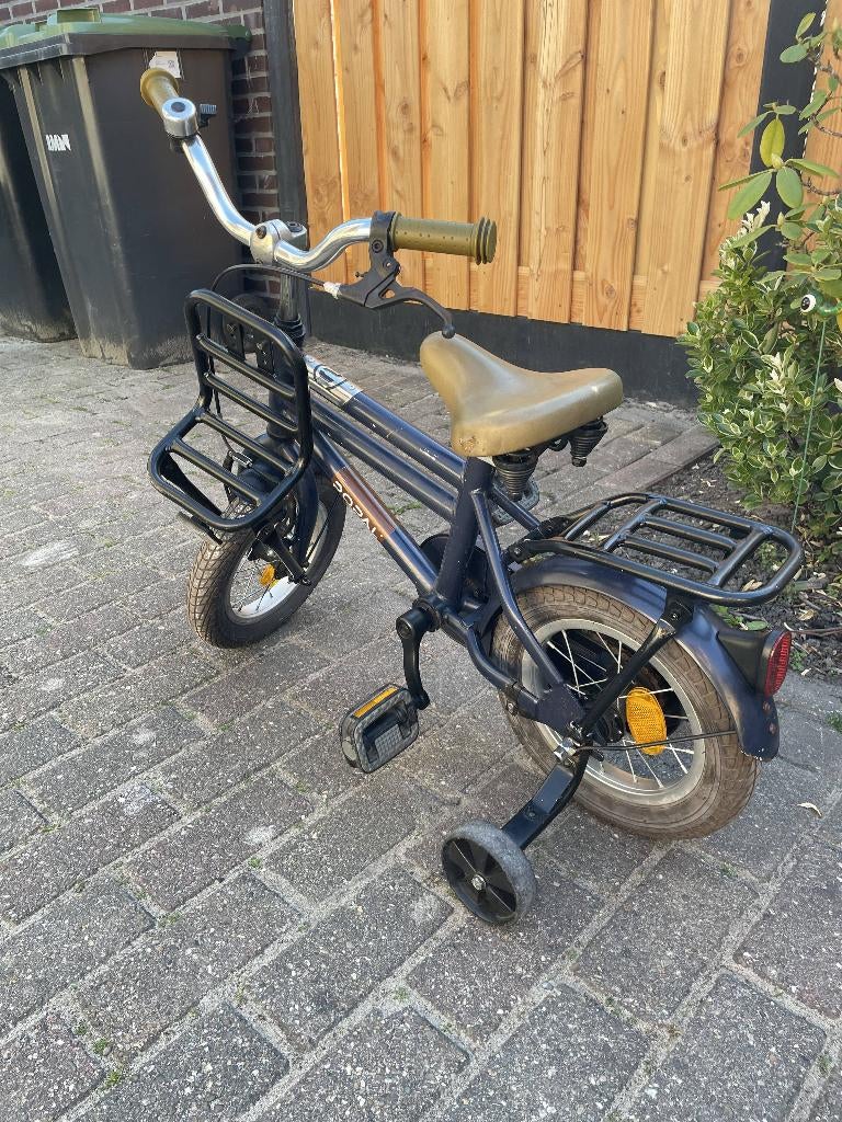 popal kinderfiets, Ophalen, Terugtraprem, Zijwieltjes, Gebruikt