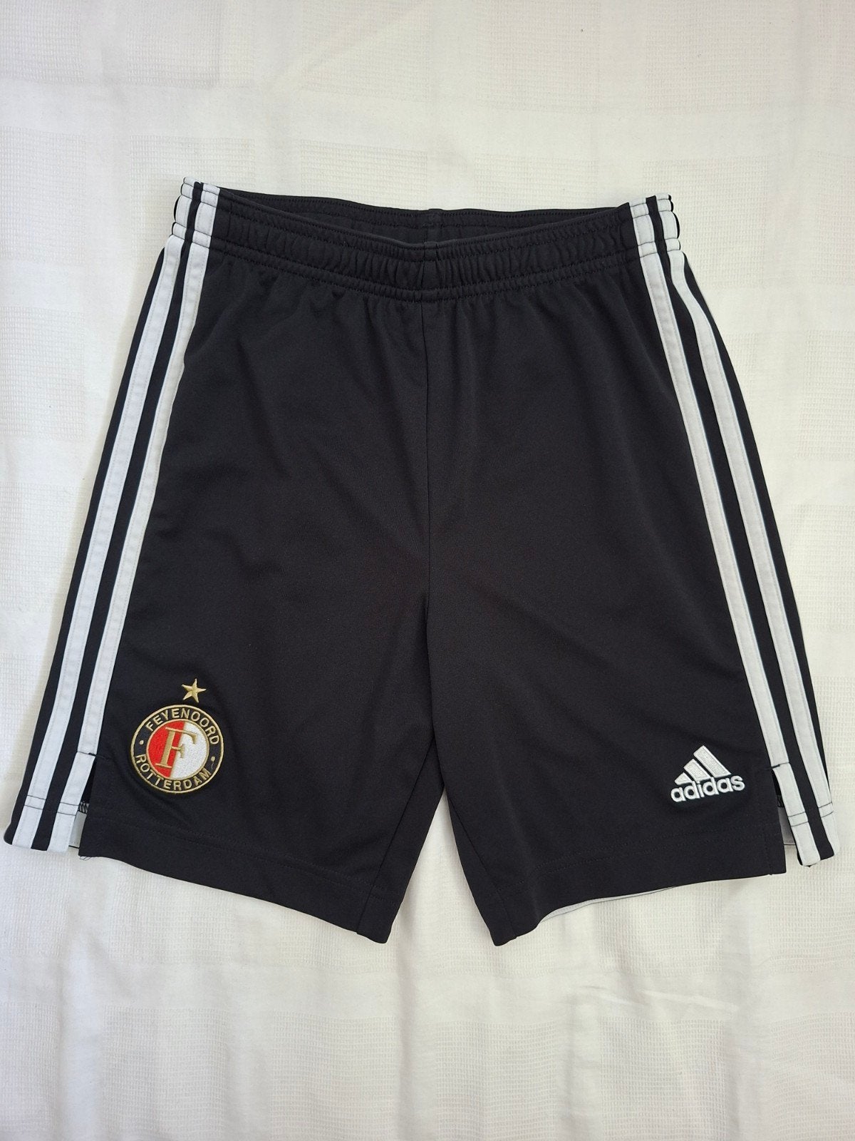 Adidas Feyenoord Voetbalbroekje Zwart Maat 152, Ophalen of Verzenden, Zo goed als nieuw, Adidas, Jongen