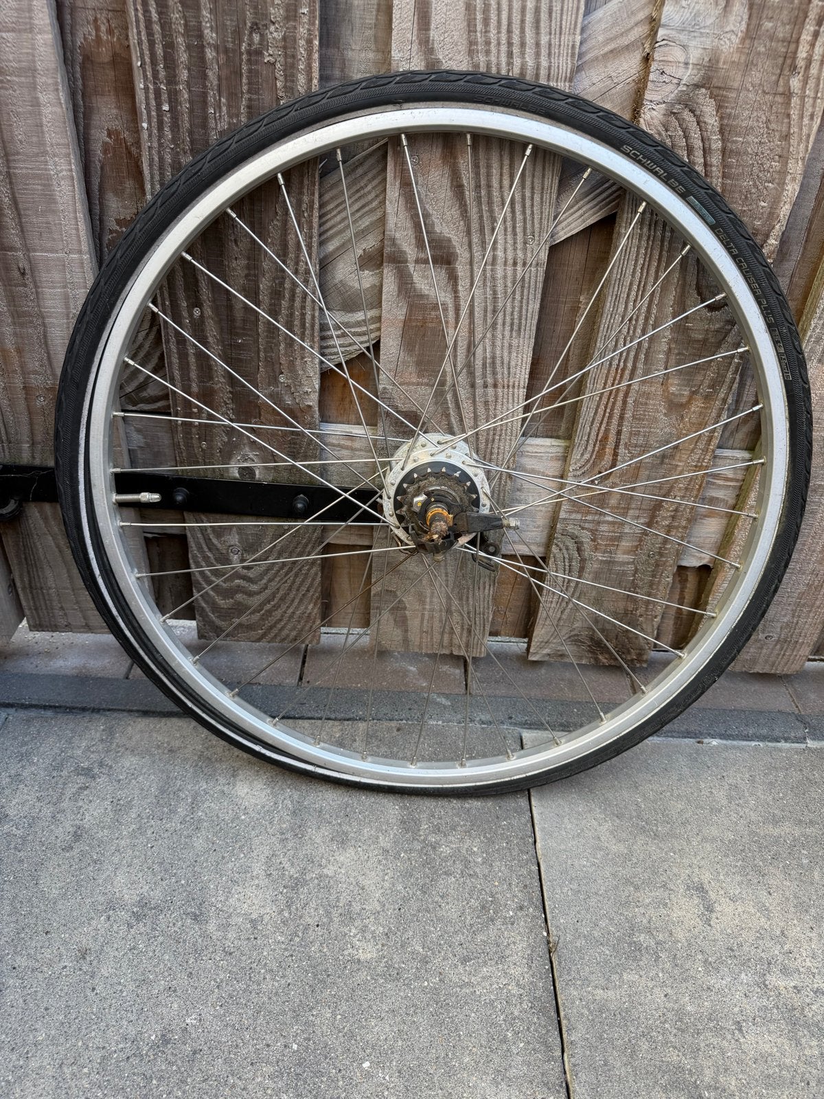 Achterwiel 28 inch met Nexus 7 naafversnelling, Ophalen of Verzenden, Gebruikt, Stadsfiets, Wiel