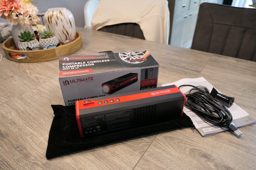 Ultimate USKT 60 C4 - Fiets Compressor , Fietspomp, Ophalen of Verzenden, Drukmeter, Zo goed als nieuw