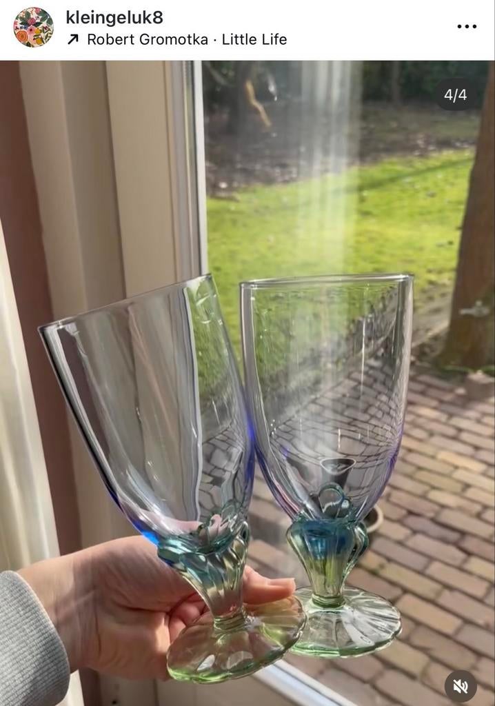 3 Vintage Bormioli Rocco glazen - perfecte staat, Ophalen of Verzenden