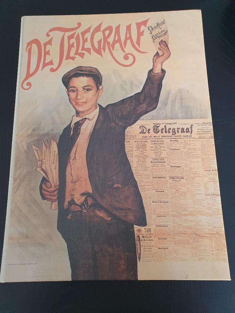 100 jaar Telegraaf, mooi groot jubileumboek, Ophalen, 20e eeuw of later, Gelezen