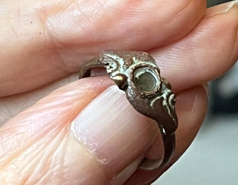 Bodemvondst…Romeinse? Bronzen Ring, Ophalen of Verzenden, Brons, Ring