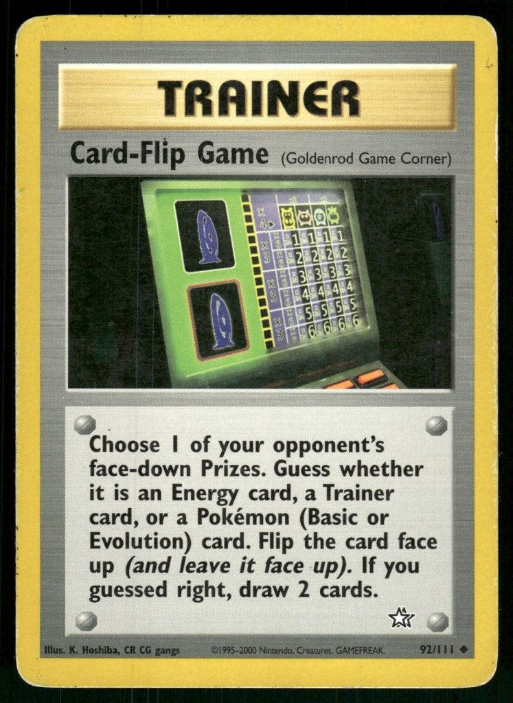 Card-Flip Game 92/111 - Neo Genesis (Good), Verzenden, Gebruikt