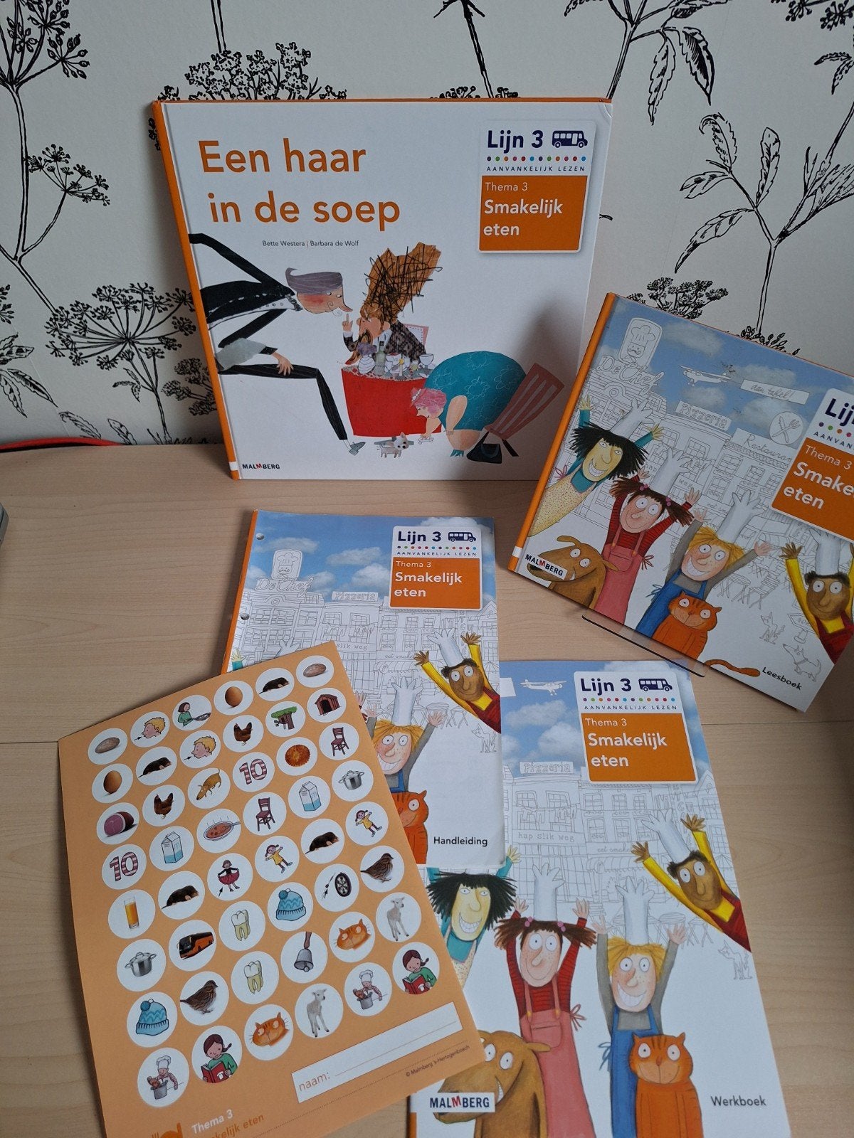 groep 3,compleet set Thema 3, Lijn 3. Smakelijk eten, Ophalen of Verzenden, Nieuw, Overige niveaus, Nederlands