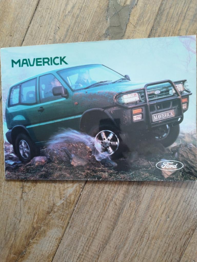 Ford Maverick brochure 1993, Gelezen, Ford, Ophalen of Verzenden, Ford