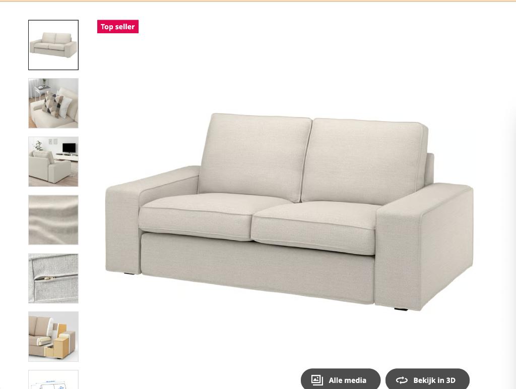 Free two-seat SOFA, Overige materialen, Gebruikt, 150 tot 200 cm, Tweepersoons
