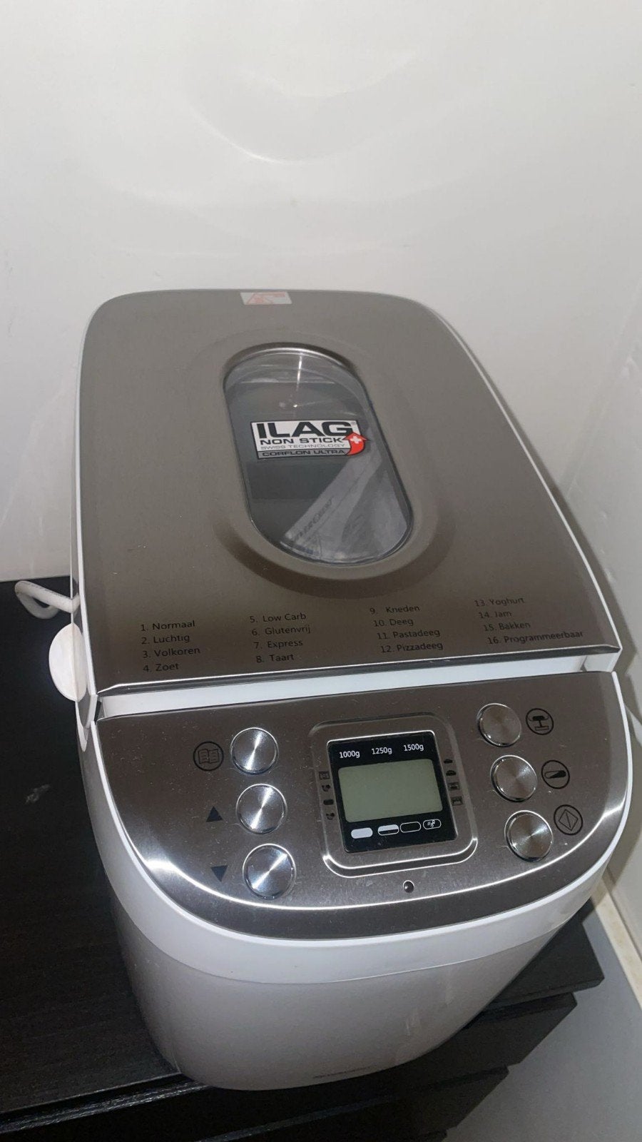 Broodbakmachine met 16 programma's en timer, Met timer, Kijkvenster, Nieuw, Ophalen of Verzenden