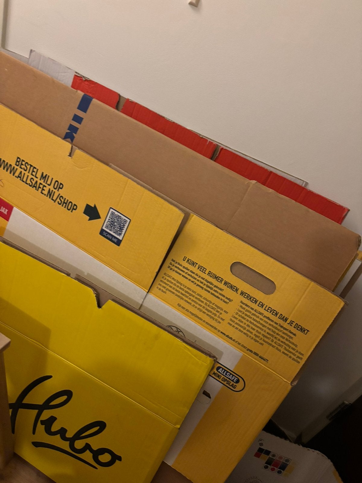13 verhuisdozen - verschillende maten, Ophalen, 50 tot 75 cm, Minder dan 35 cm, Minder dan 40 cm