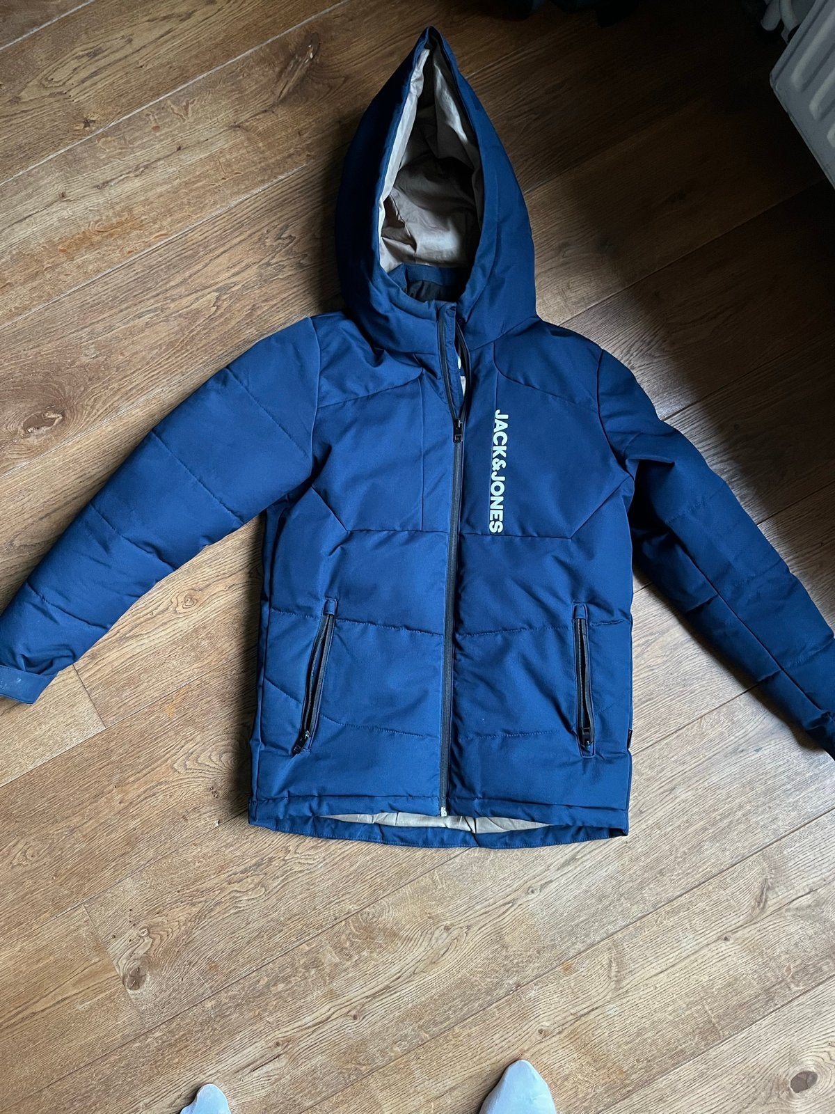 Jack & Jones winterjas voor jongens - Maat 164, Ophalen of Verzenden, Zo goed als nieuw, Jongen, Jas