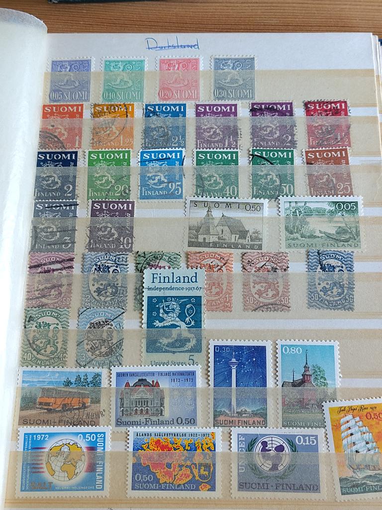Postzegels restpartij Finland, Ophalen of Verzenden, Finland, Gestempeld