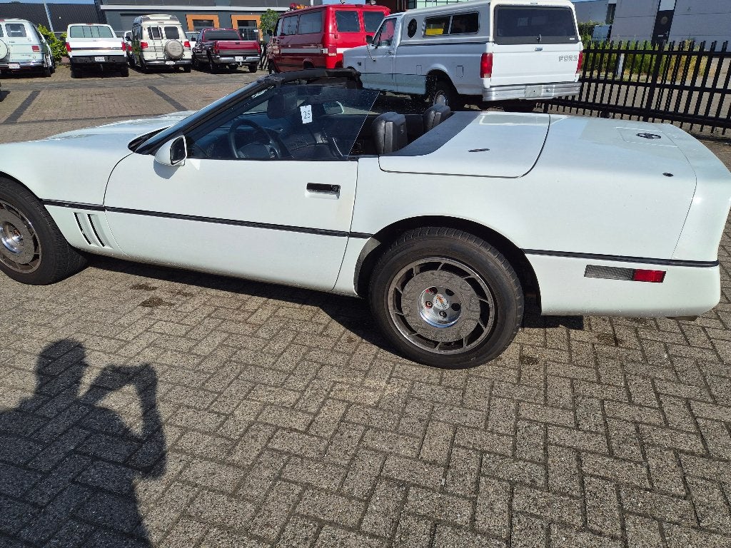 V8 Chevrolet Corvette C4 Convertible, Automaat, Achterwielaandrijving, Cabriolet, Wit