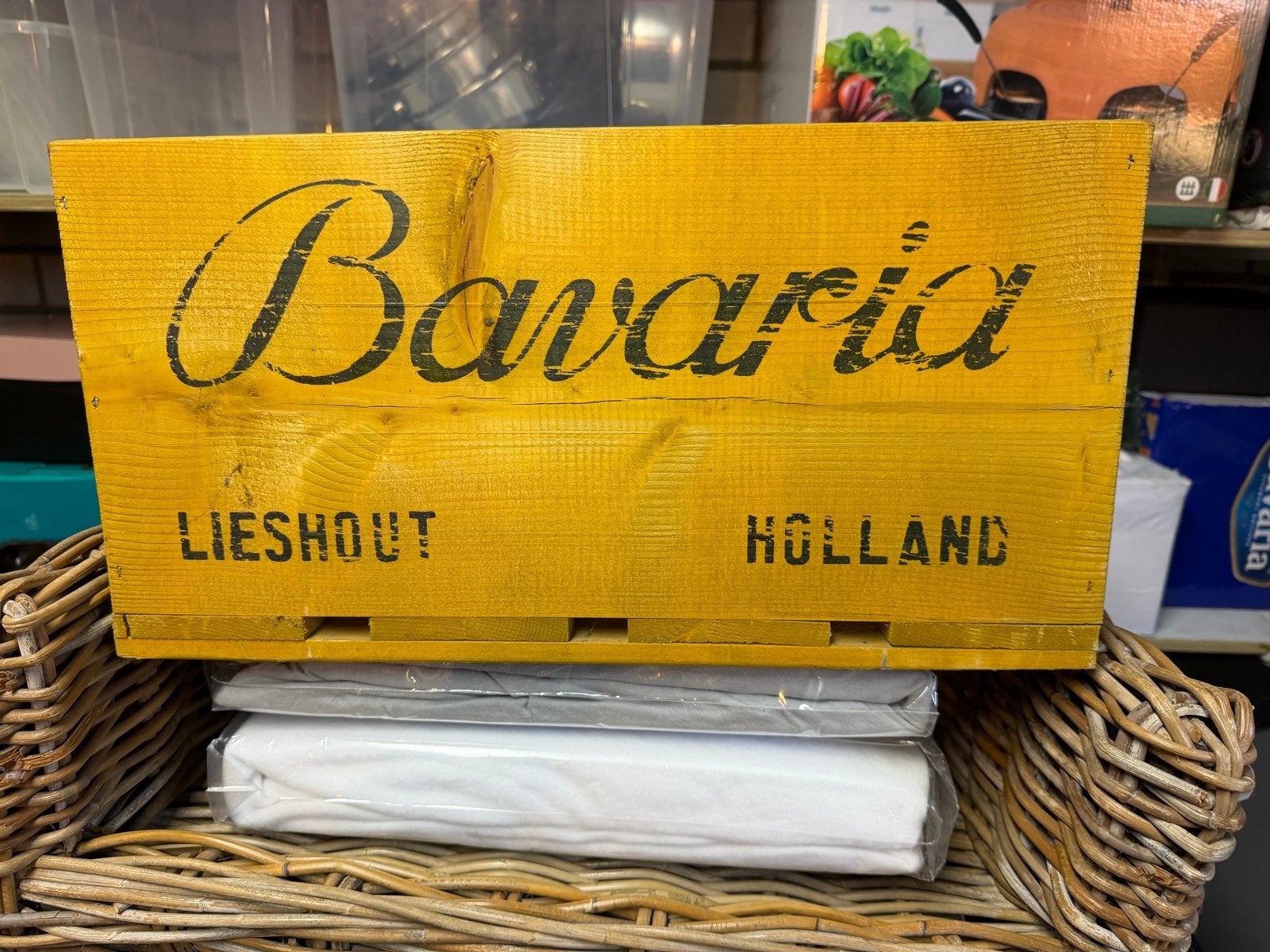 Bavaria kratje, hout, 45,5x25,5x25cm, Ophalen, Gebruikt