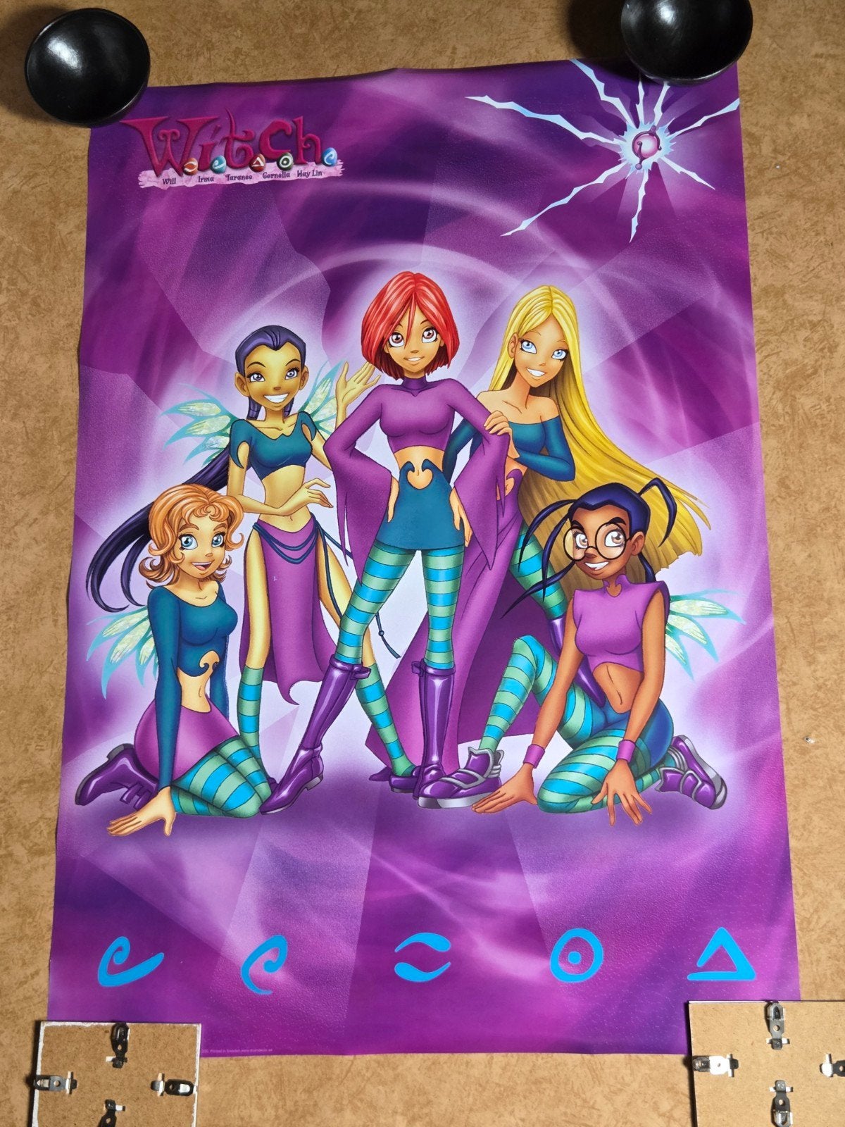 Originele W.I.T.C.H. Poster - 91x61cm, Rechthoekig Staand, Deurposter of groter, Ophalen of Verzenden, Zo goed als nieuw