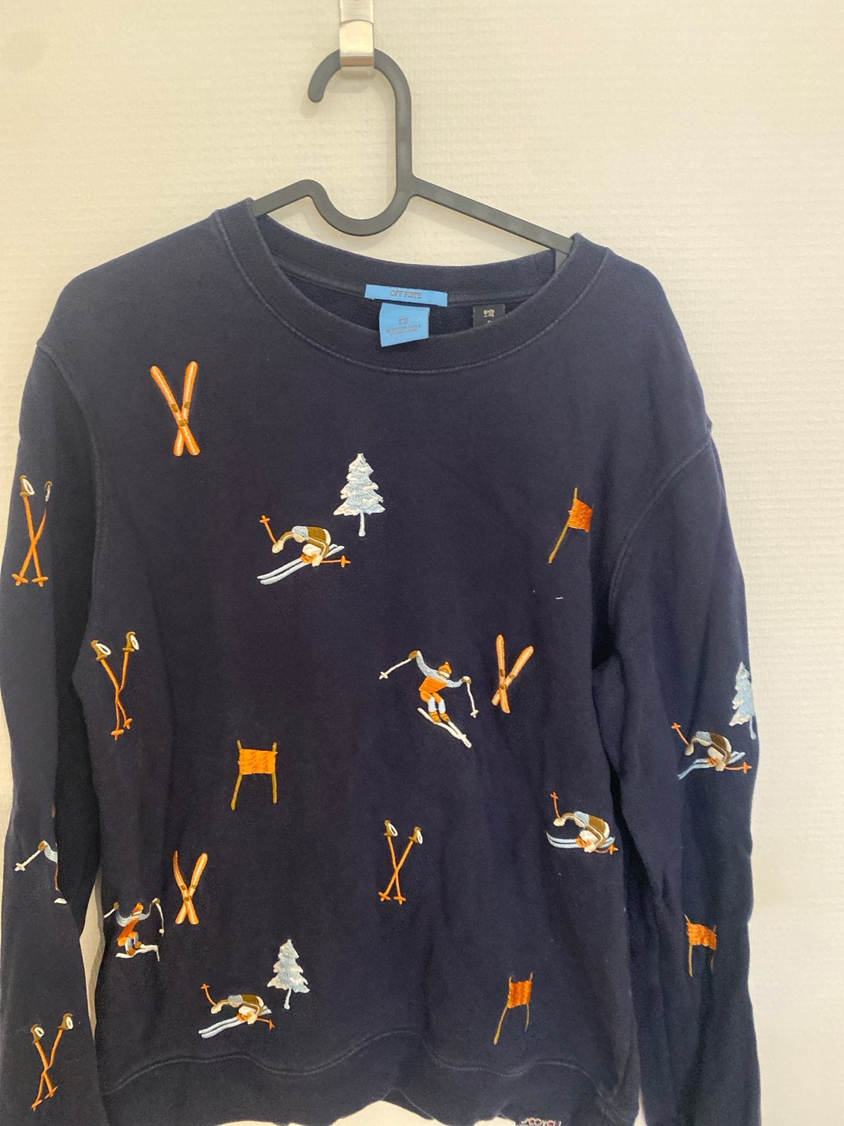 Scotch & Soda trui met ski-borduursel, maat S, Kleding | Heren, T-shirts, Ophalen of Verzenden, Zo goed als nieuw