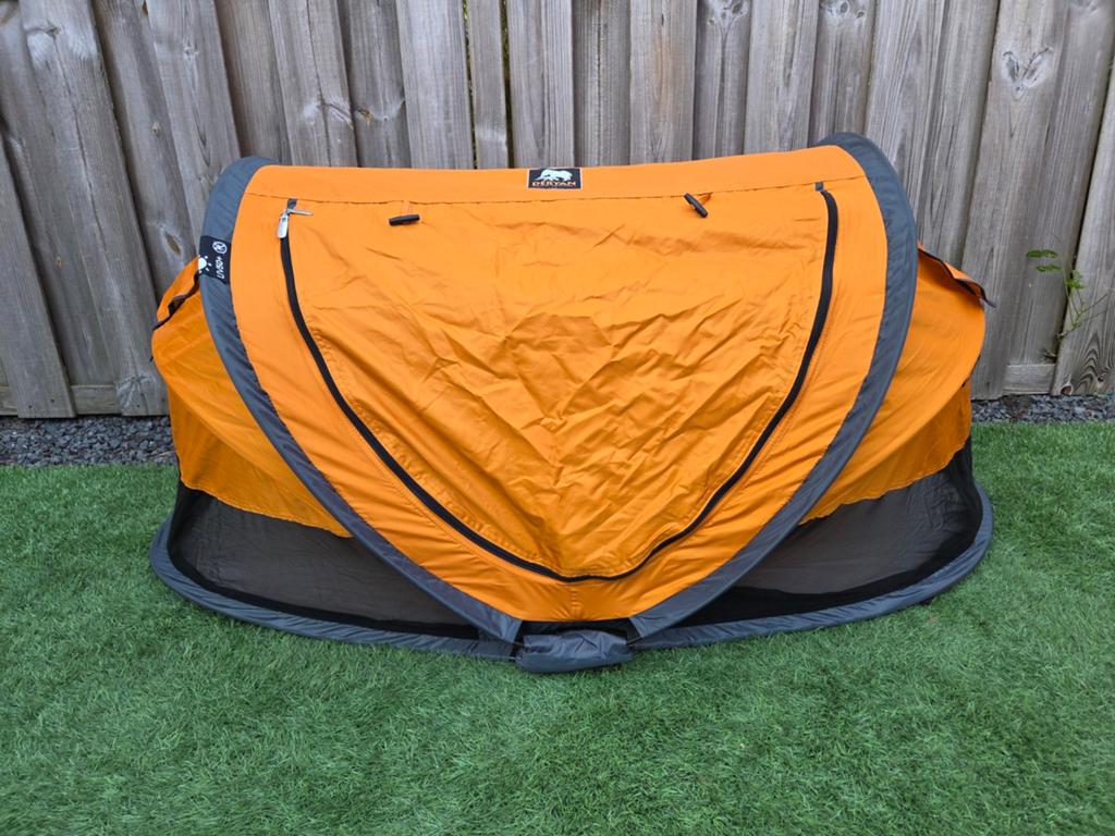 Luxe pop-up campingbedje/tent voor peuter van Deryan, Ophalen of Verzenden, Zo goed als nieuw, Tot en met 2