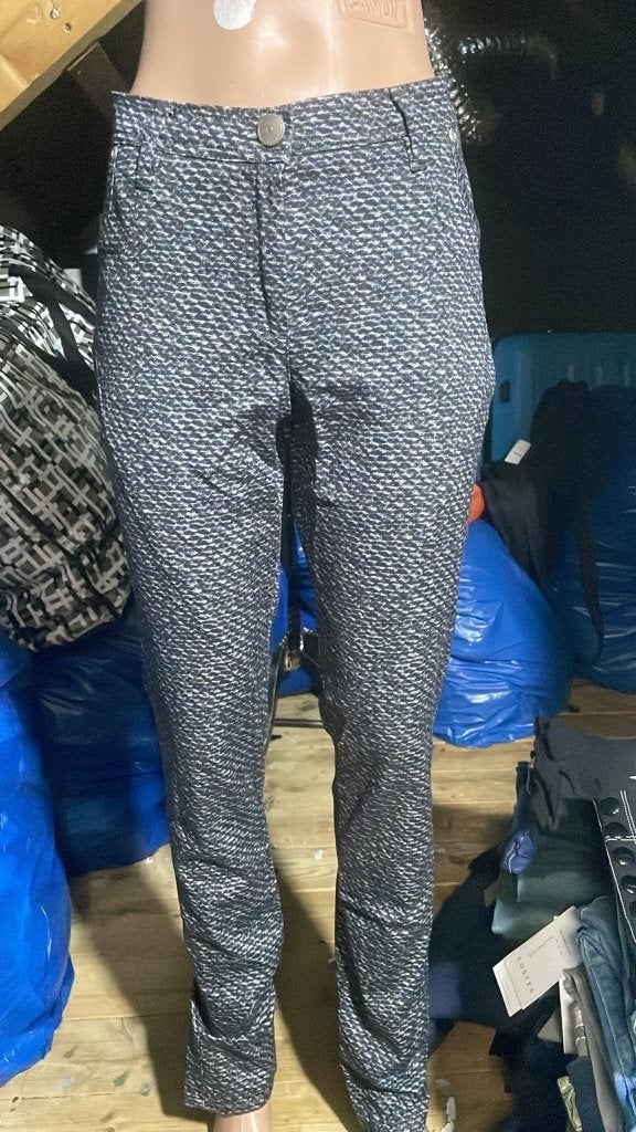 NIEUW! Dames Broek met Grafische Print Maat 36 38, Zwart, Nieuw, Ophalen of Verzenden, Maat 36 (S)