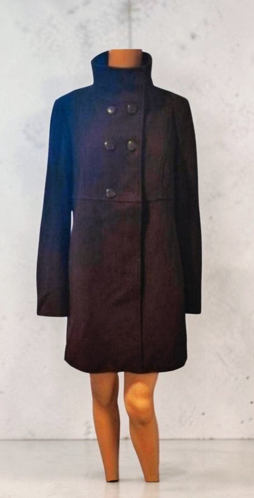 BENETTON – Prachtige Gevoerde Jas - Maat 46 (M), Kleding | Dames, Jassen | Winter, Maat 38/40 (M), Zwart, Ophalen of Verzenden