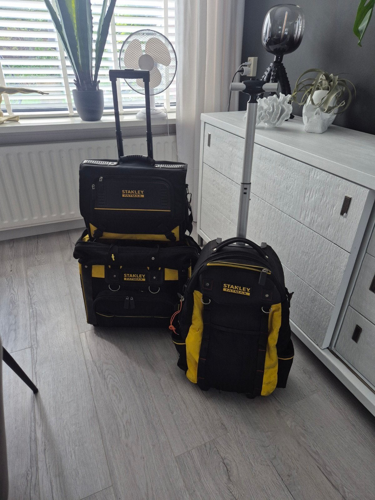 Stanley FatMax Gereedschapstrolley en Rugzak en laptoptas, Ophalen of Verzenden, Gebruikt