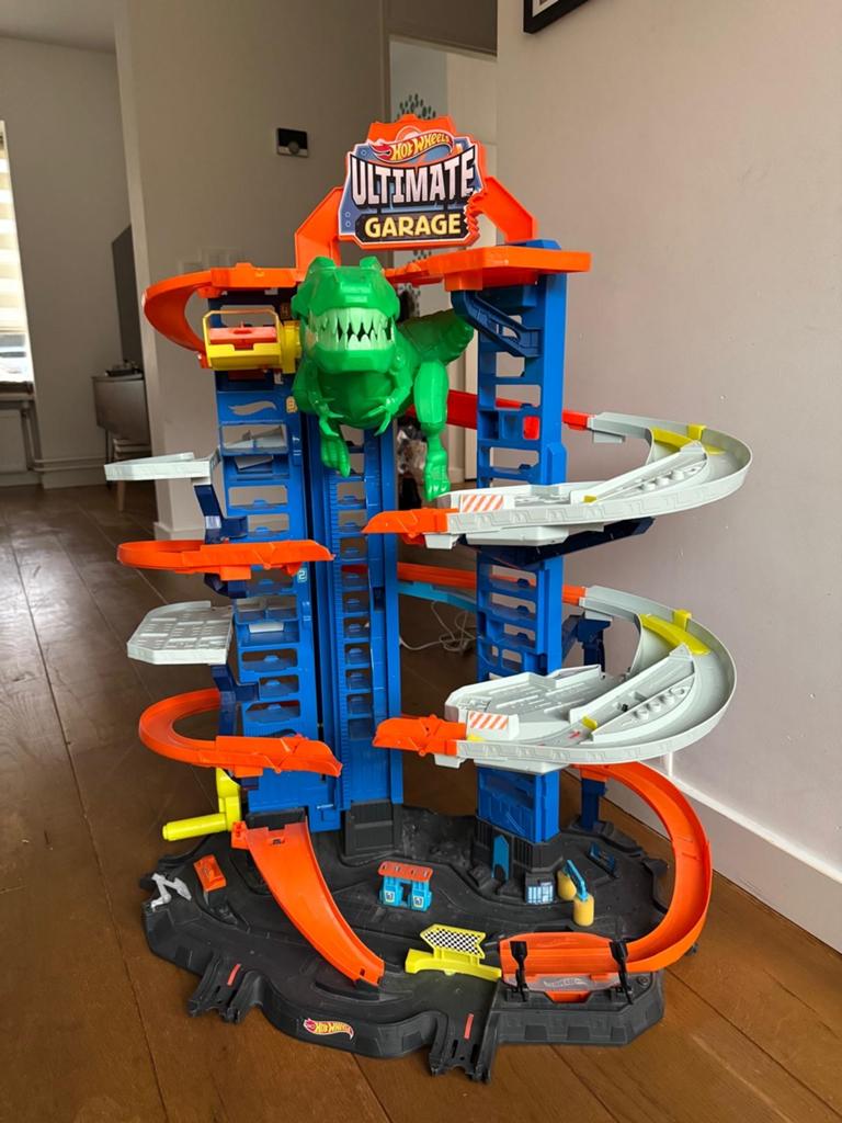 Hot Wheels Ultimate Garage Dino - Groot Speelplezier!, Ophalen, Zo goed als nieuw, Jongen of Meisje