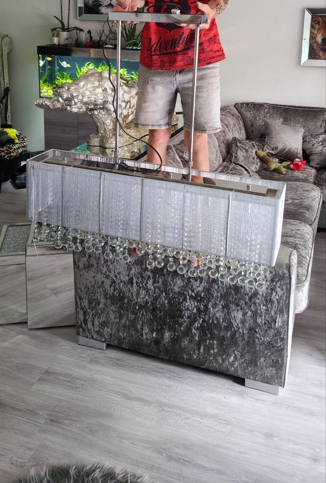 Te koop hanglamp eric kuster, Ophalen, Zo goed als nieuw, Glas