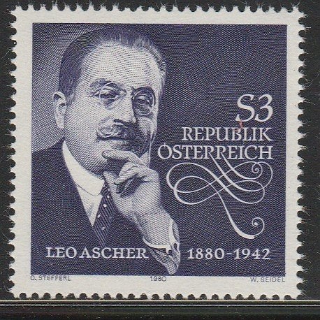 Oostenrijk 1980 - Leo Ascher - Componist, Ophalen