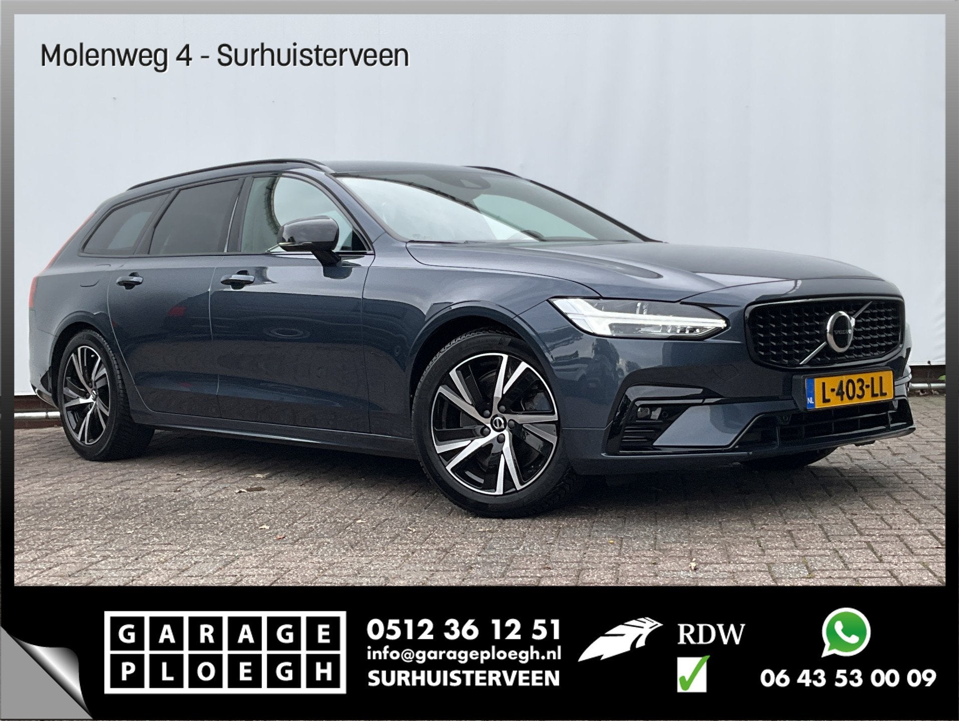 Volvo V90 B4 Ultimate Dark Leer Memory Camera Carplay Stoel/