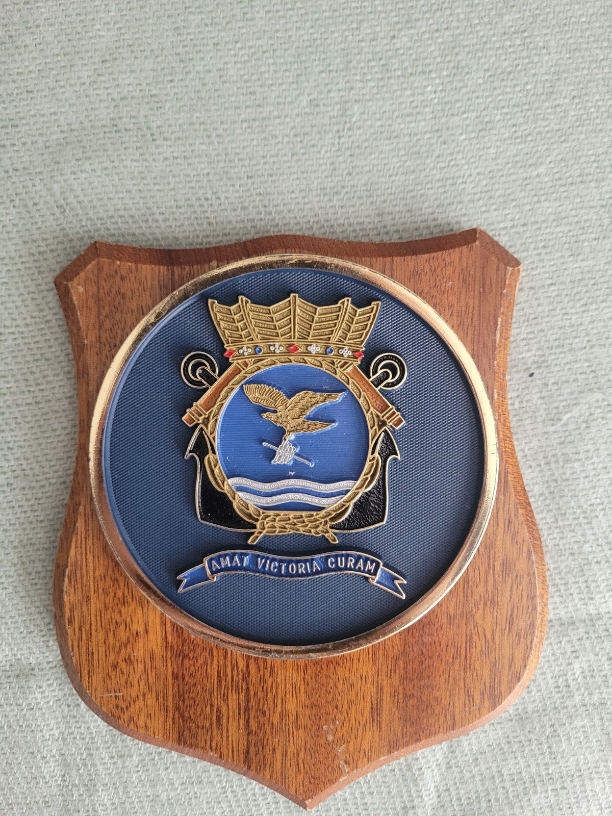Wapenschild MLD Vl.sqdr. 5 (1951-1974) KM/ CZSK/ KLU/ CLRS, Ophalen of Verzenden