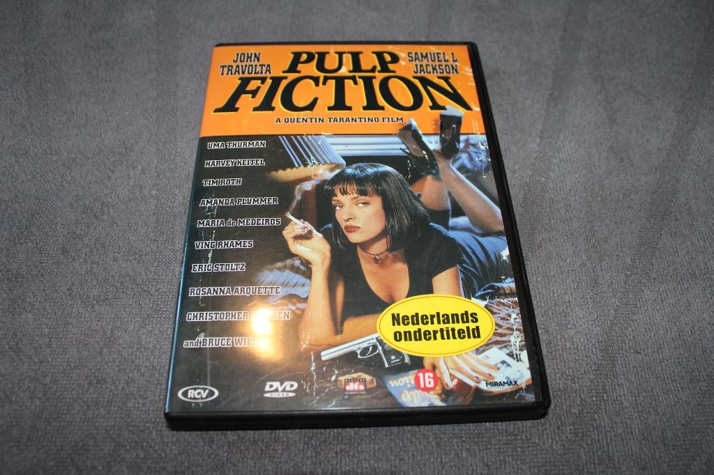 DVD Pulp Fiction, Gebruikt, Vanaf 16 jaar, 1980 tot heden, Ophalen of Verzenden