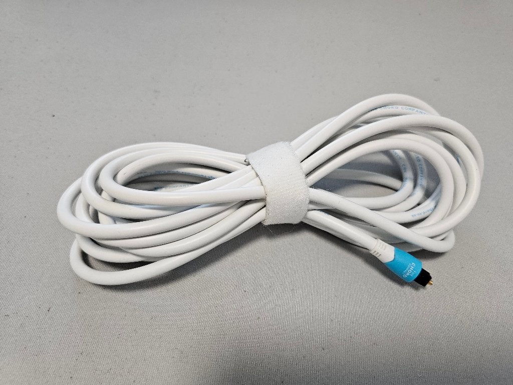 Chord Company C-Lite Toslink Optical kabel 5m, Audio, Tv en Foto, Ophalen of Verzenden, Zo goed als nieuw, 2 tot 5 meter, Optische kabel