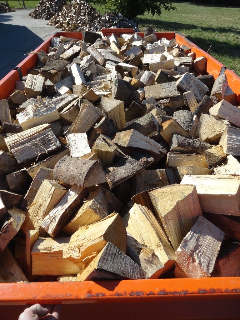Openhaardhout gezaagd & gekloofd naald hout den, Tuin en Terras, Haardhout, 6 m³ of meer, Ophalen, Overige houtsoorten, Blokken