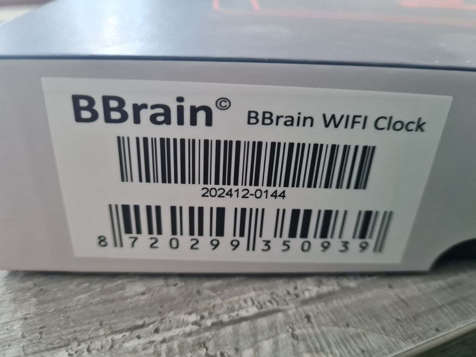 BBrain Seniorenklok basismodel, Ophalen of Verzenden, Nieuw, Wandklok