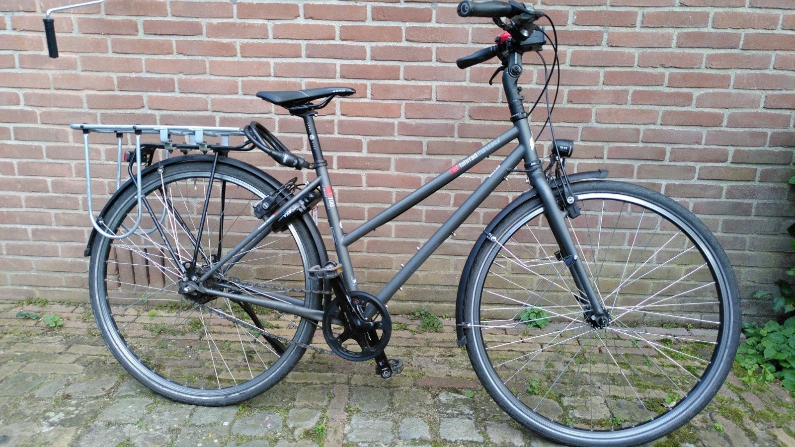 VSF Fahhrradmanufaktur T-700 damesfiets trekking, Gebruikt, Velgrem, Versnellingen, Minder dan 47 cm