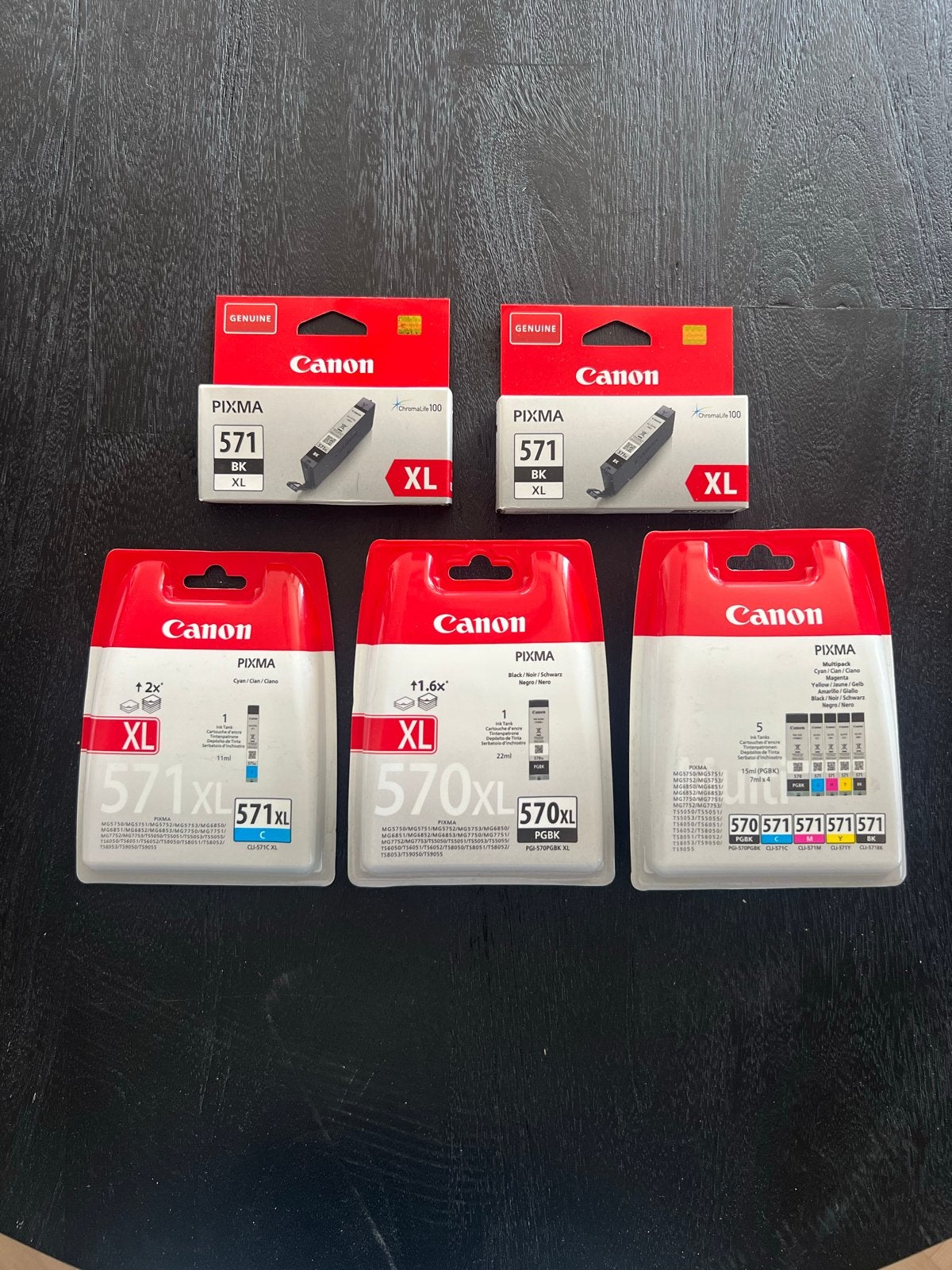 Canon Pixma Inktcartridges - Diverse XL-formaten, Ophalen of Verzenden, Nieuw, Cartridge