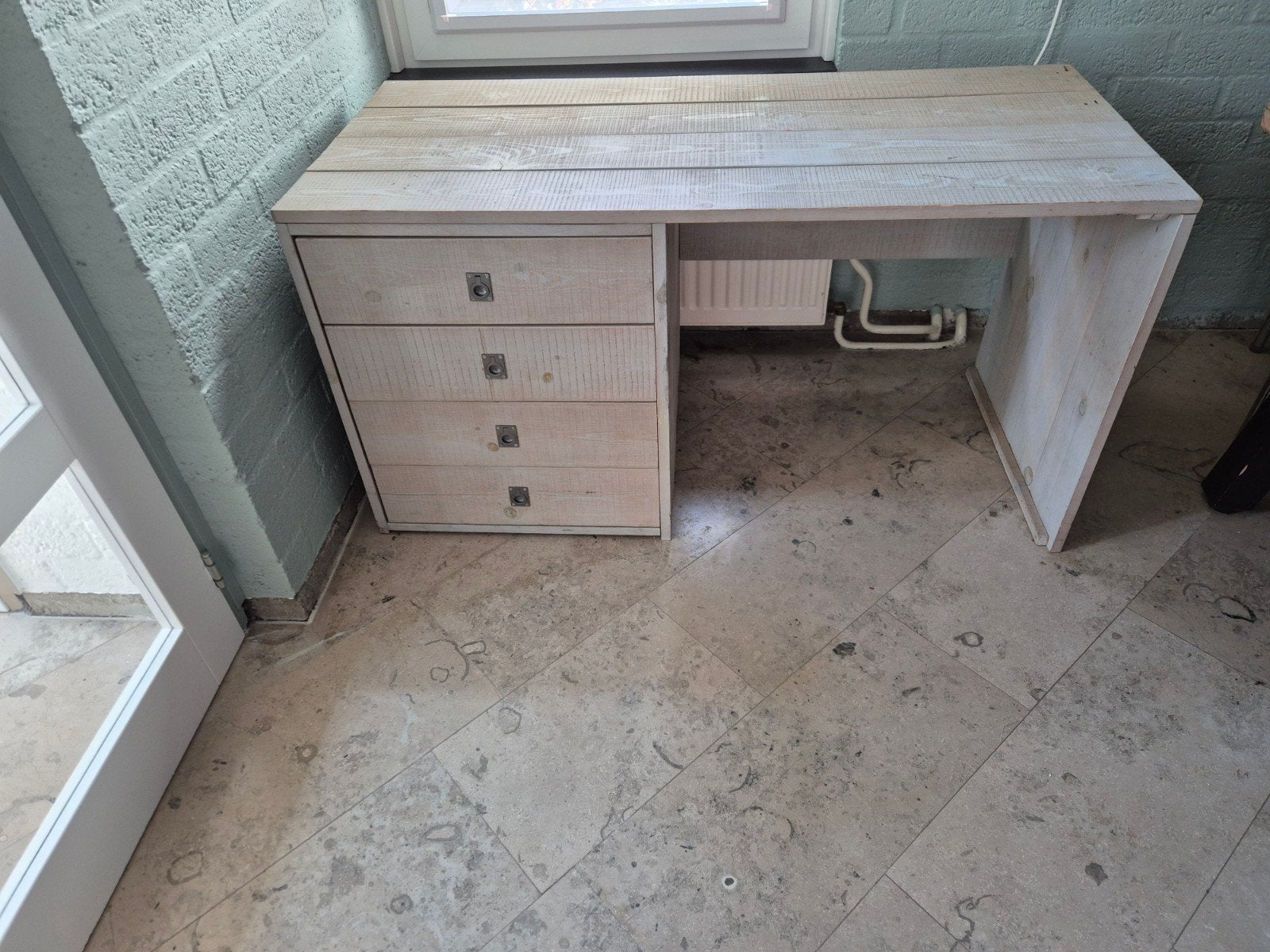 Tiener bureau hout 134x60, Ophalen